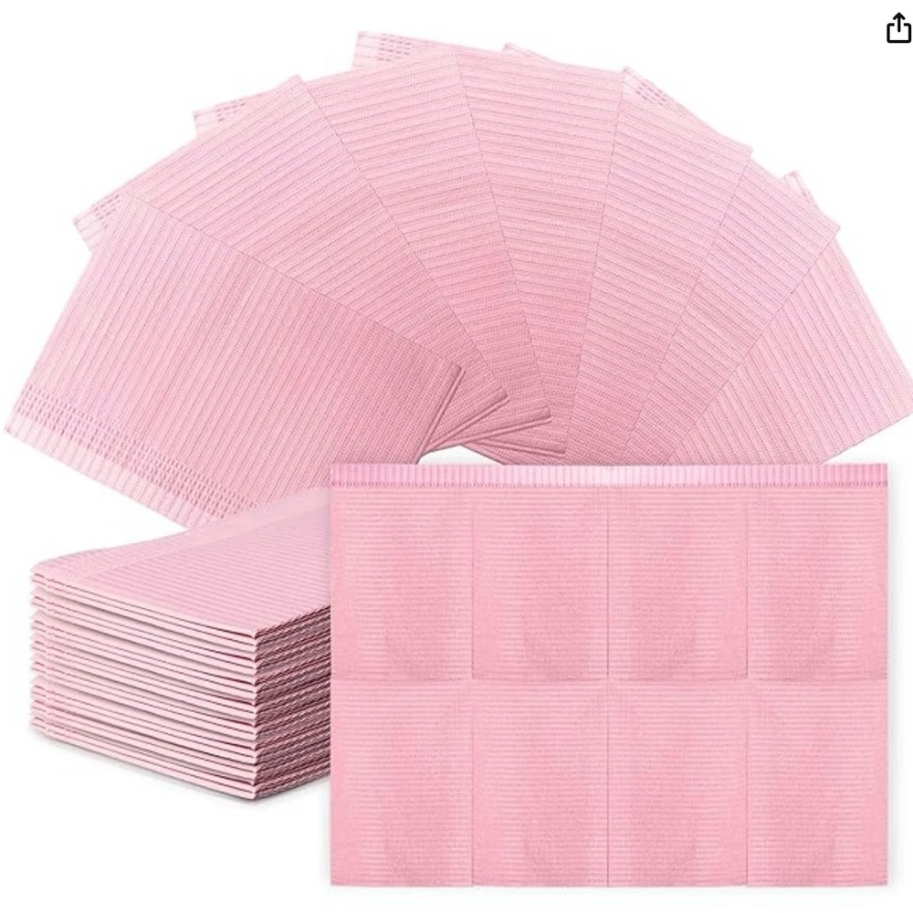 Premium Dental Bibs-Disposable Patient Bib, Tattoo Tray Covers, Waterproof